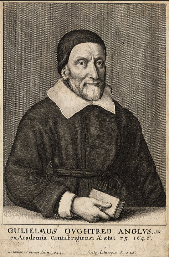 Portrait of William Oughtred by Wenceslas Hollar