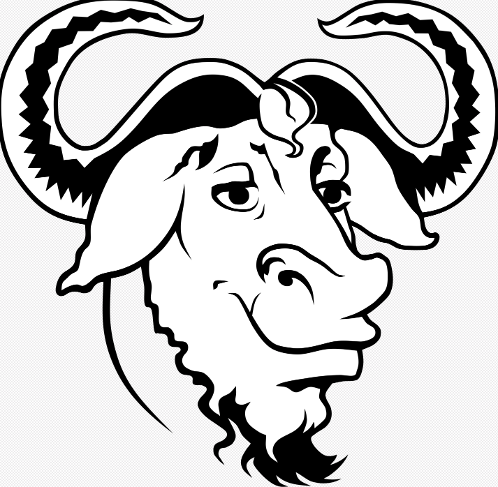 "A Bold GNU Goat Head"
