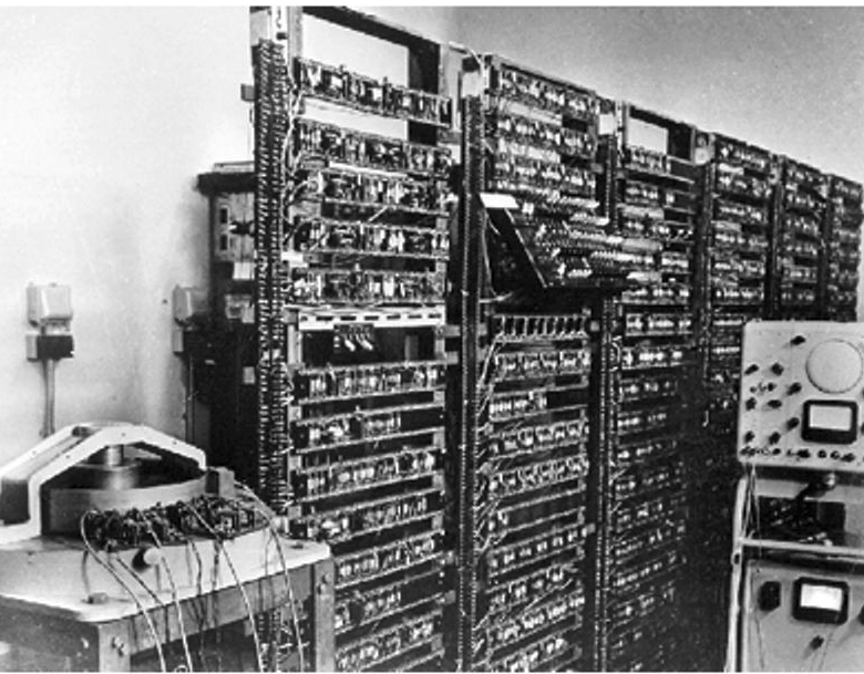 photograph of Manchester's Transistor Computer.