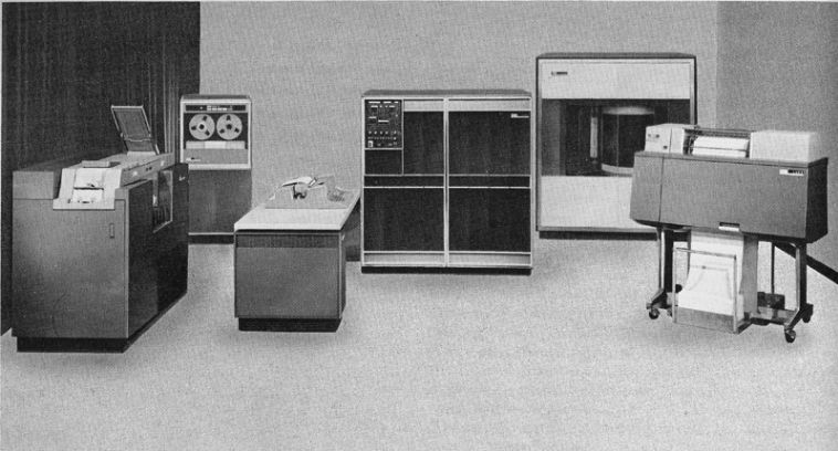 photograph of IBM 1401 system