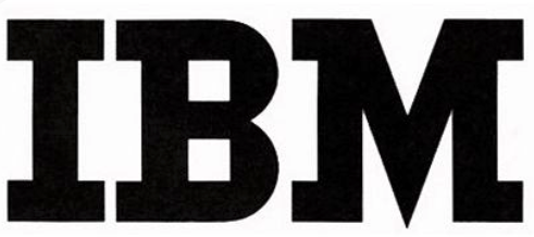 IBM logo designed by Paul Rand