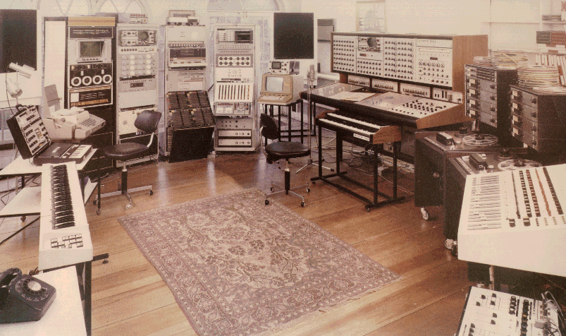 The Electronic Music Studios in London, ca 1971. Via Peter Grogono.