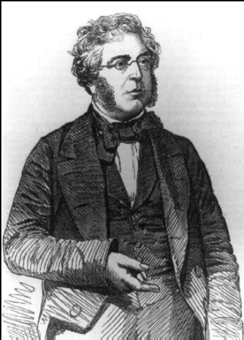 portrait of George Parker Bidder from the "Illustrated London News"