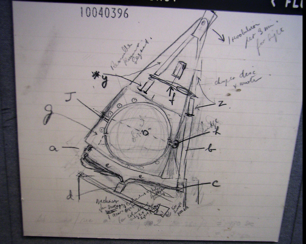  Hounsfield's sketch of the prototype CT scanner