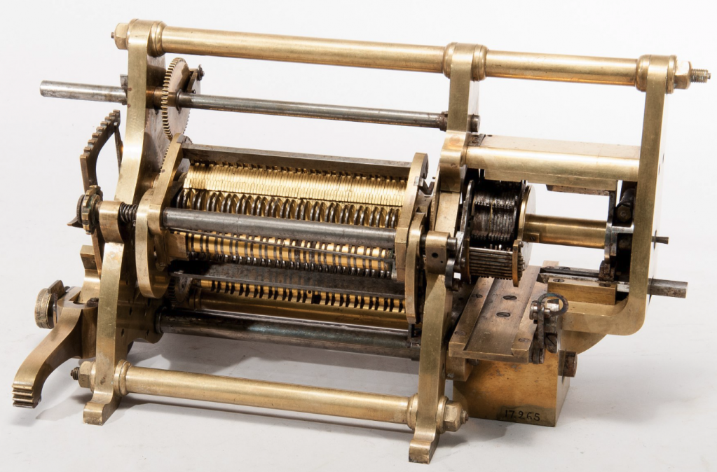 Wiberg Difference Engine. Tekniska museet, Stockholm.