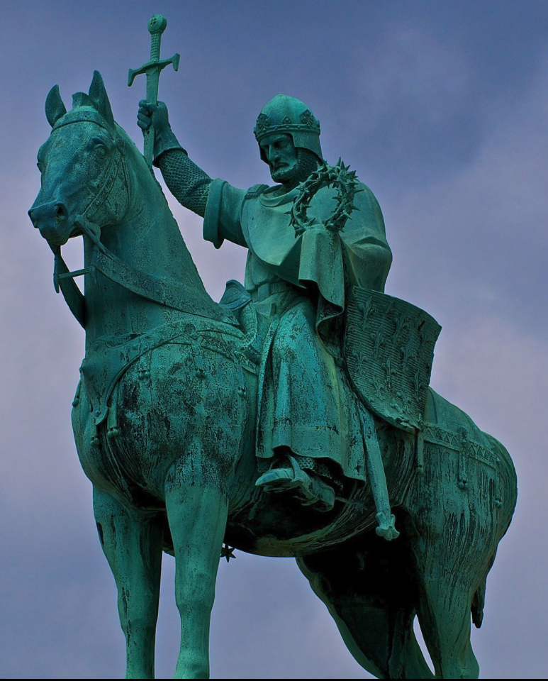 Equestrian statue of Saint Louis at the Sacré-Cœur
