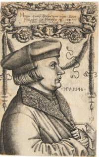 Johannes Pfefferkorn. Engraving by Hieronymus Hopfer.