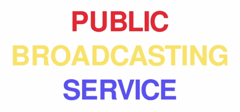 The original Public Broadcasting Service logo