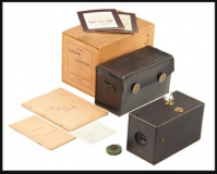 An original Brownie and accessories