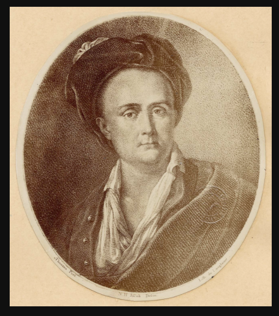 Cameo-shaped sepia-toned portrait of Charles-Joseph Panckoucke