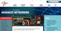 Partial screenshot of Internet2.edu taken in September 2020