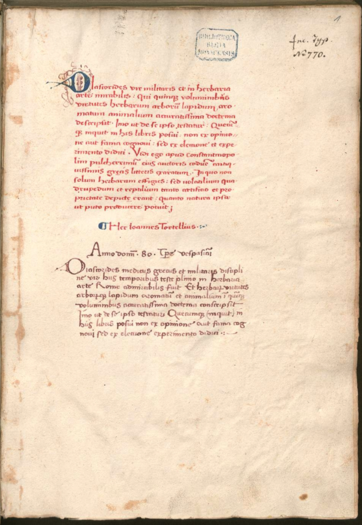 Manuscript notes probably written by Hartmann Schedel