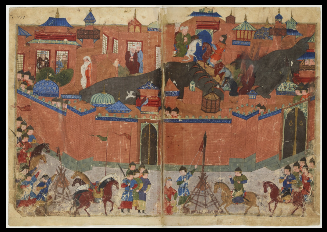 Hulagu Khan's siege of Baghdad (1258).