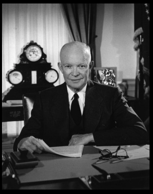 President Dwight D. Eisenhower in the Oval Office