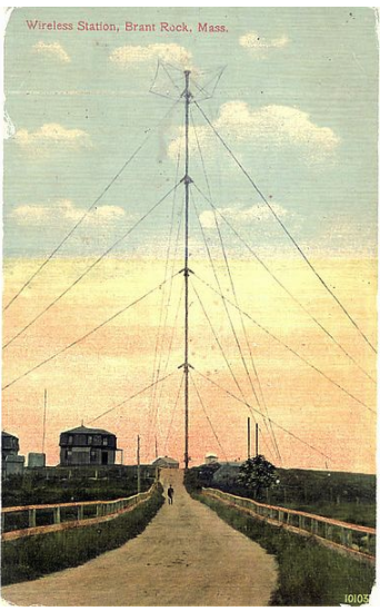 Fessenden's Brant Rock radio transmitting tower