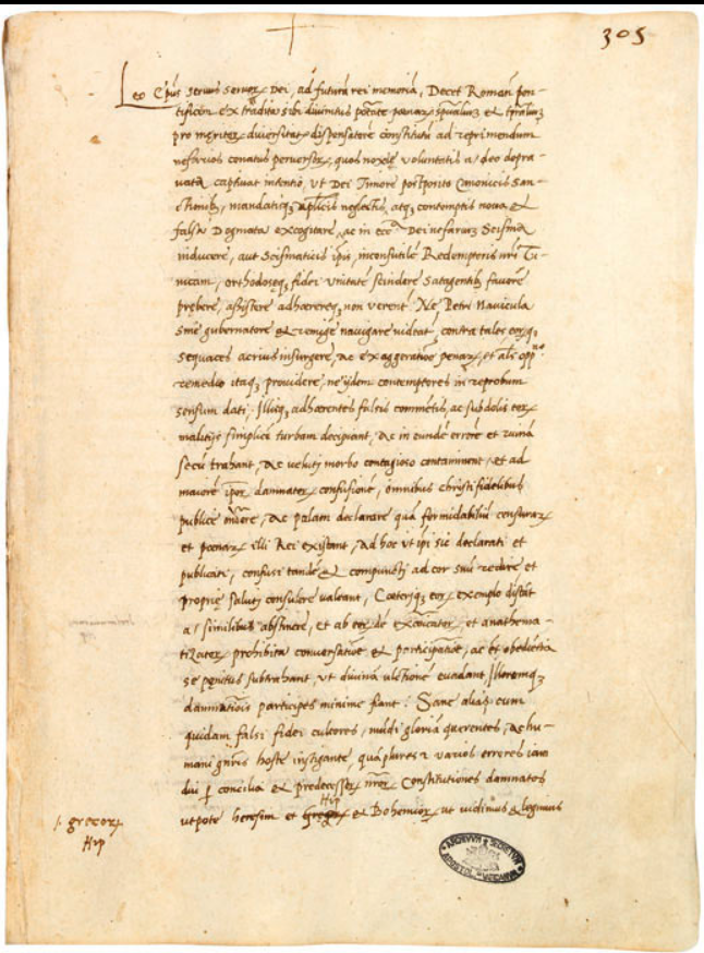 Pope Leo X's Decet Romanum Pontificem