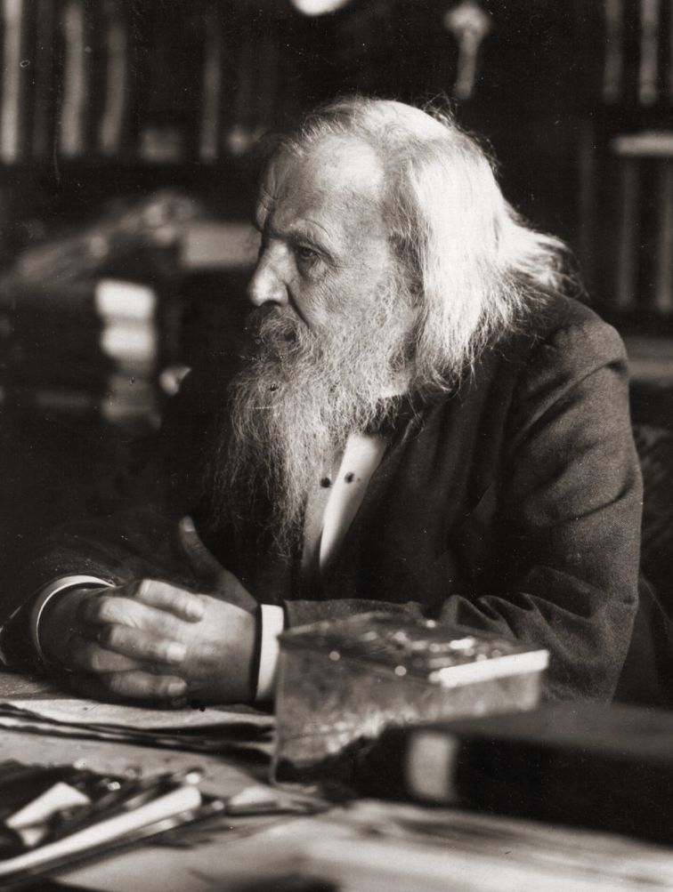 photograph of Dmitrii Ivanovich Mendeleev 