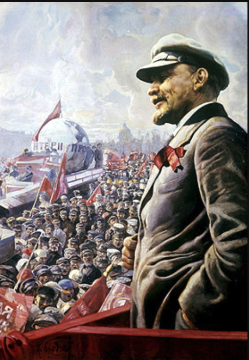 Soviet painting of Lenin by Isaak Brodsky, May 1, 1920.