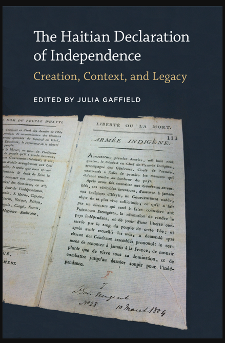 Cover of Gaffield (ed) The Haitian Declaration of Independence