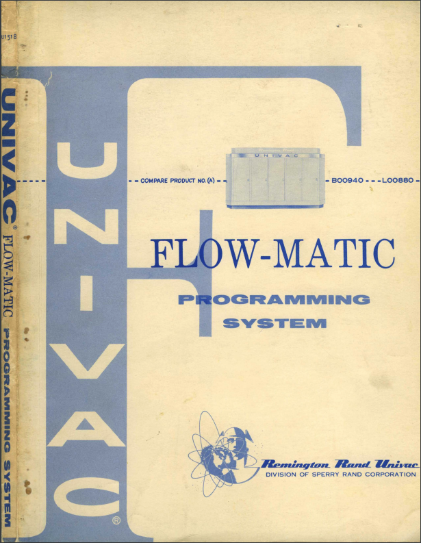 UNIVAC II Flow-Matic Programming System manual cover