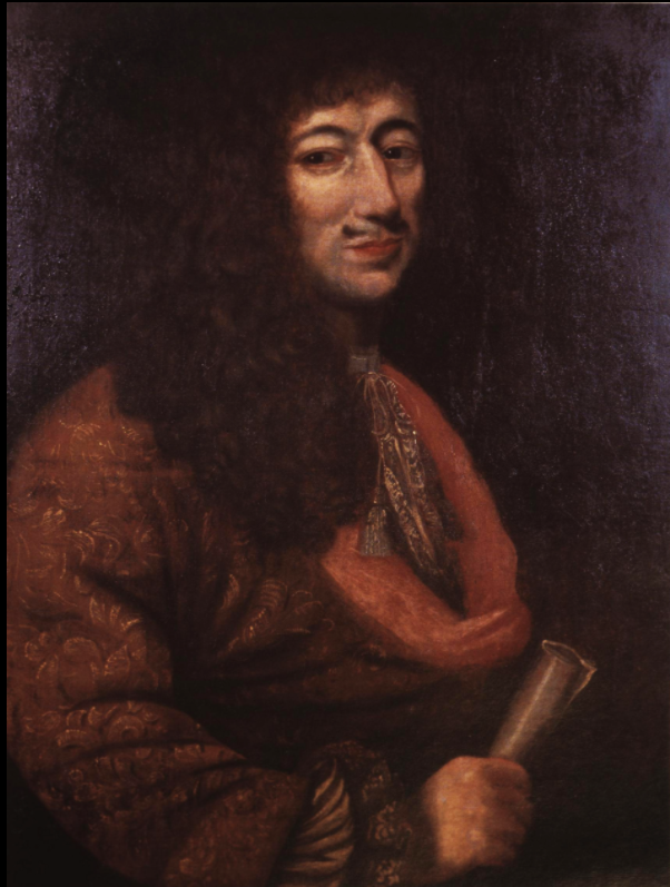 Portrait of Jean Talon in 1671 by Claude François (called Frère Luc), oil. 72.7 x 59.3 cm. Monastère des augustines de l'Hôtel-Dieu de Québec, Québec.