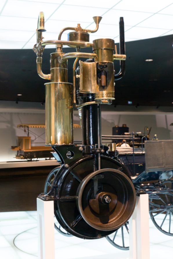 photo of The 1885 Daimler-Maybach Grandfather Clock Engine