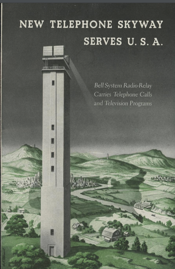 Brochure on Bell System Radio-Relay Microwave Skyway