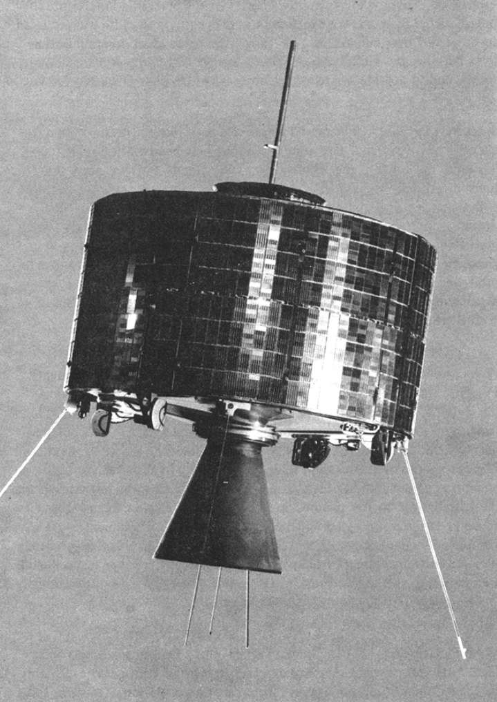 photo of First generation SYNCOM satellite
