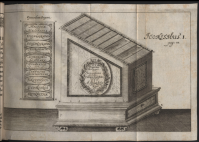 Engraving of  Organum mathematicum (1668), Iconismus I.