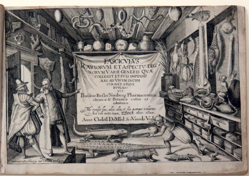 Frontispiece of Besler's Fasciculus rariorum