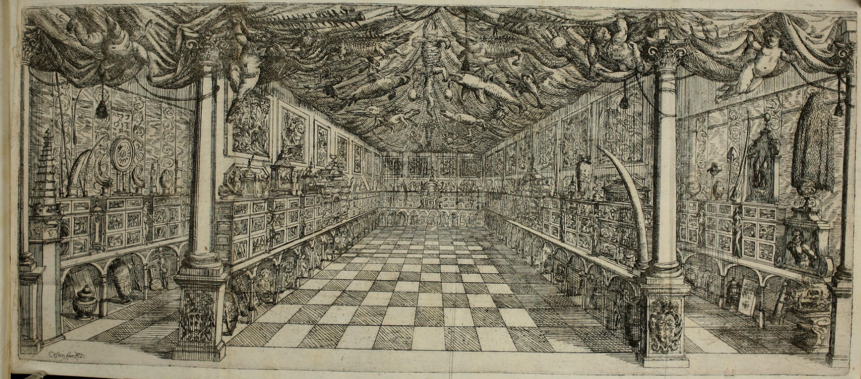The usually wide illustration of the very grand private Museo ò Galeria del Sig. Canonico Manfredo Settala.