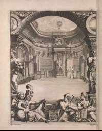 Frontispiece with emblematic elements by Romeyn de Hooghe.