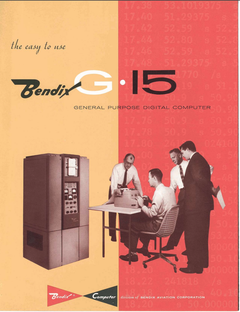 Second brochure for Bendix G-15