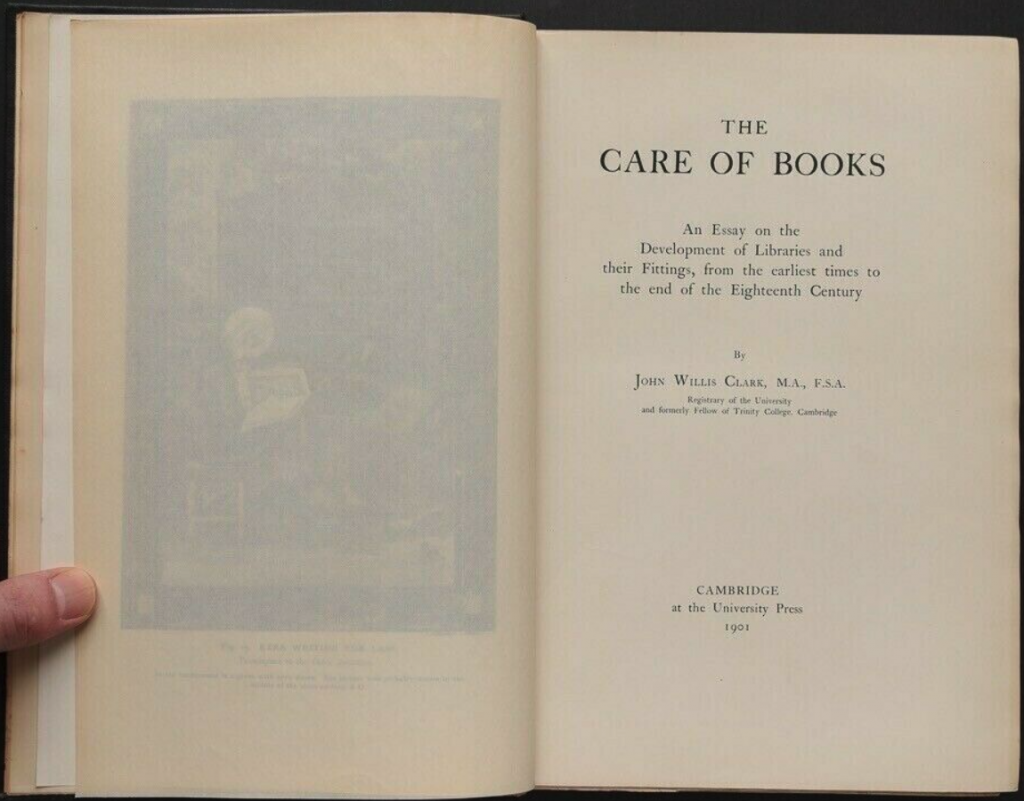 Title page and frontispiece covered with tissue guard 
