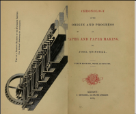 Title page and frontispiece of the fifth edition of Munsell's Chronology