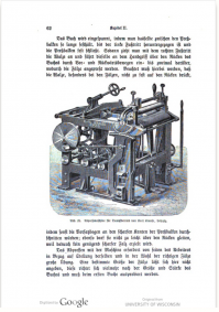 Steam-powered pressing machine illustrated in the 4th edition (1904) of Brade's book