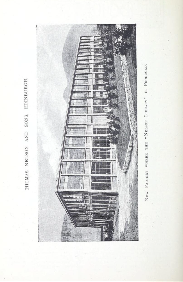 A remarkably streamlined and modernistic looking book production factory for 1908.