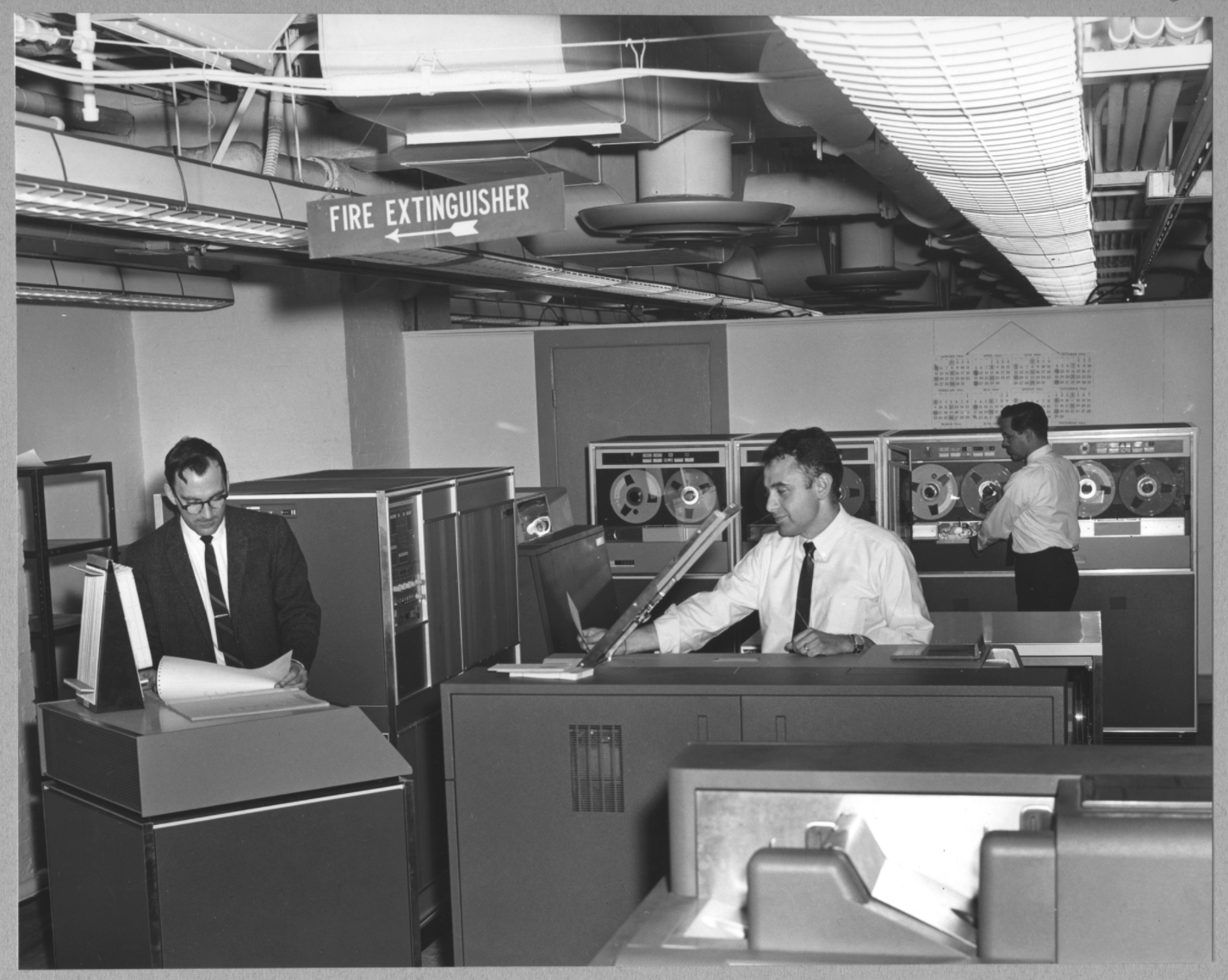 Computer Room at the Library of Congress, January 20, 1964