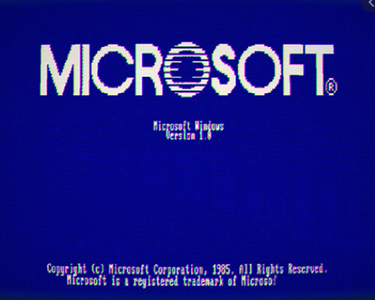 Screenshot of Microsoft Windows 1.0.