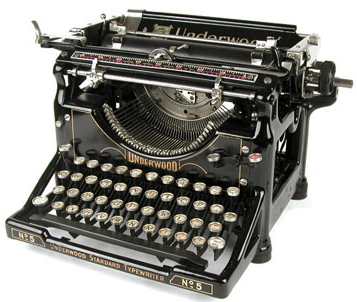 Underwood No. 5 typewriter