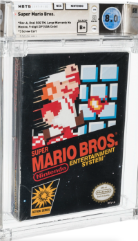 The copy of Super Mario Bros. that sold for $660,000.