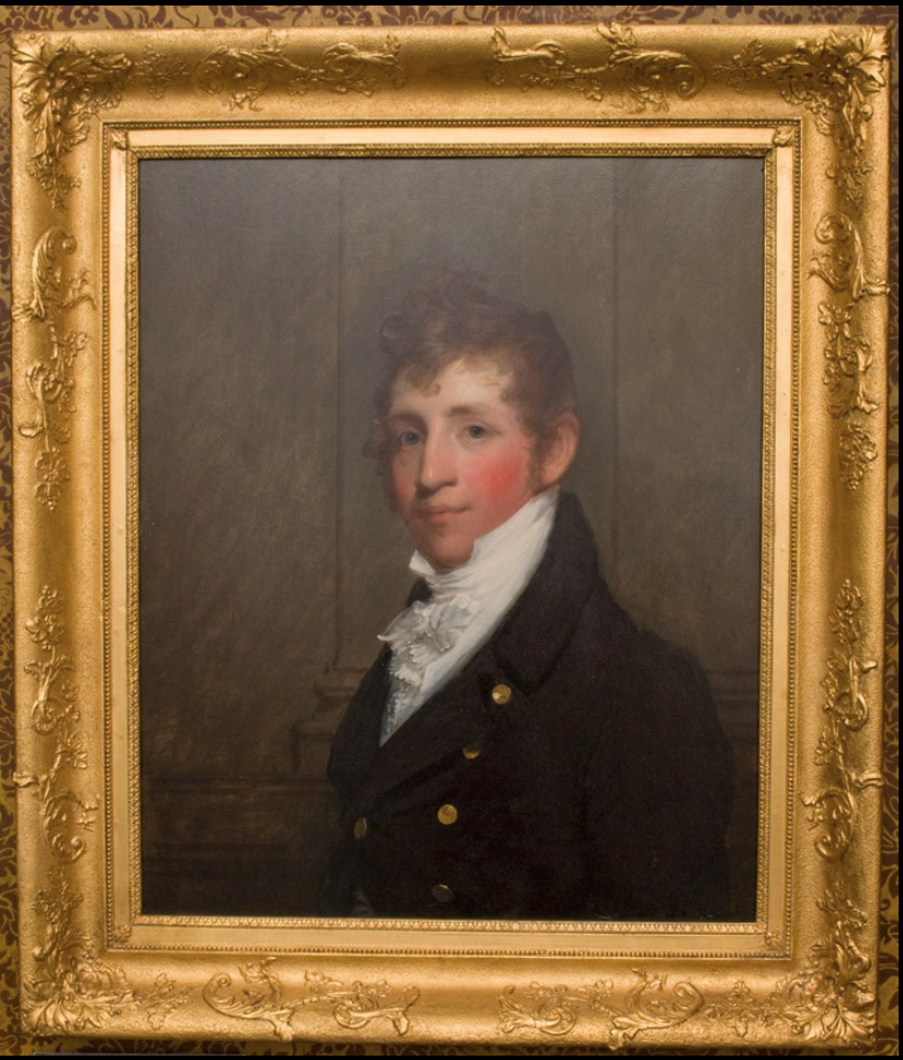Painting of Nathan Appleton by Gilbert Stuart.