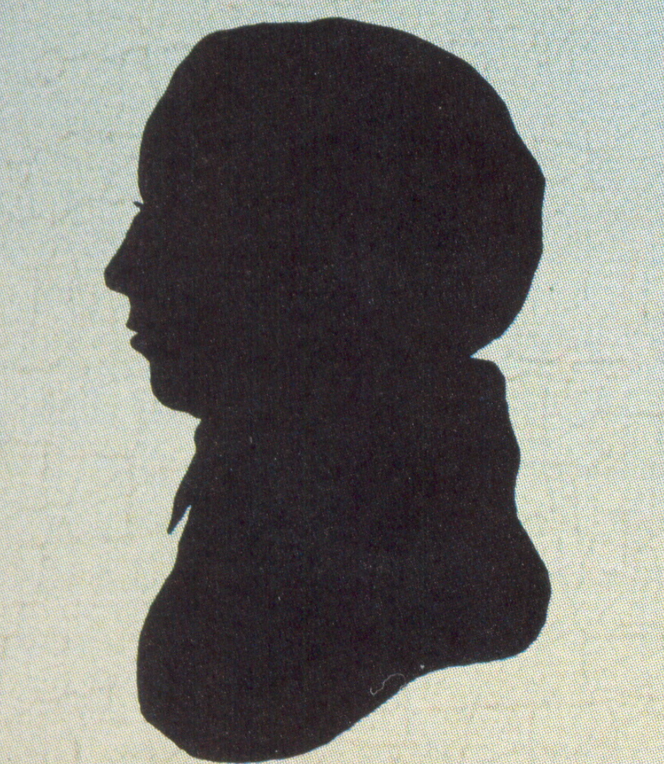 According to the Wikipedia no portraits of Francis Cabot Lowell survive; therefore this silhouette is commonly used.