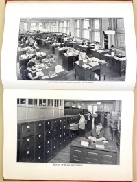 Accounting and Correspondence Department, beneath which is the filing department.