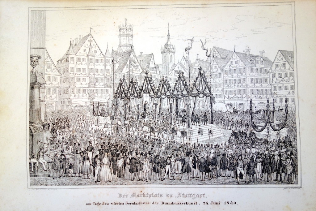 Stuttgart Gutenberg Commemoration frontispiece