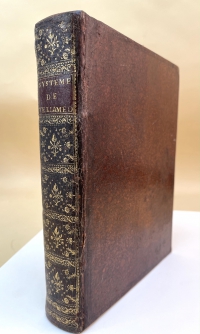 Binding on the manuscript copy of Telliamed.