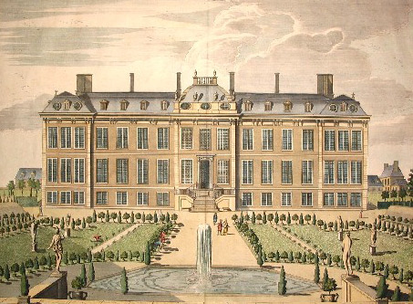 The North Prospect of Mountague House JamesSimonc1715