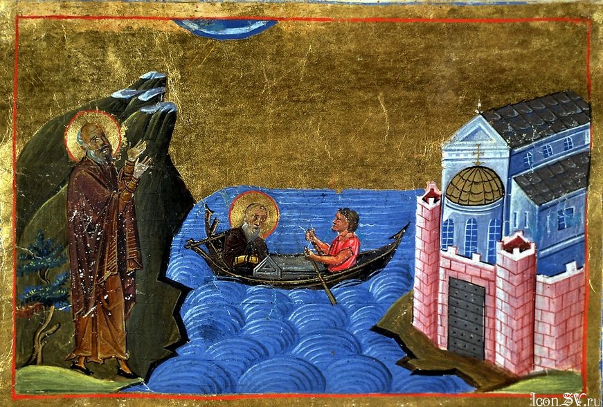 Theodore Studite (Menologion of Basil II)