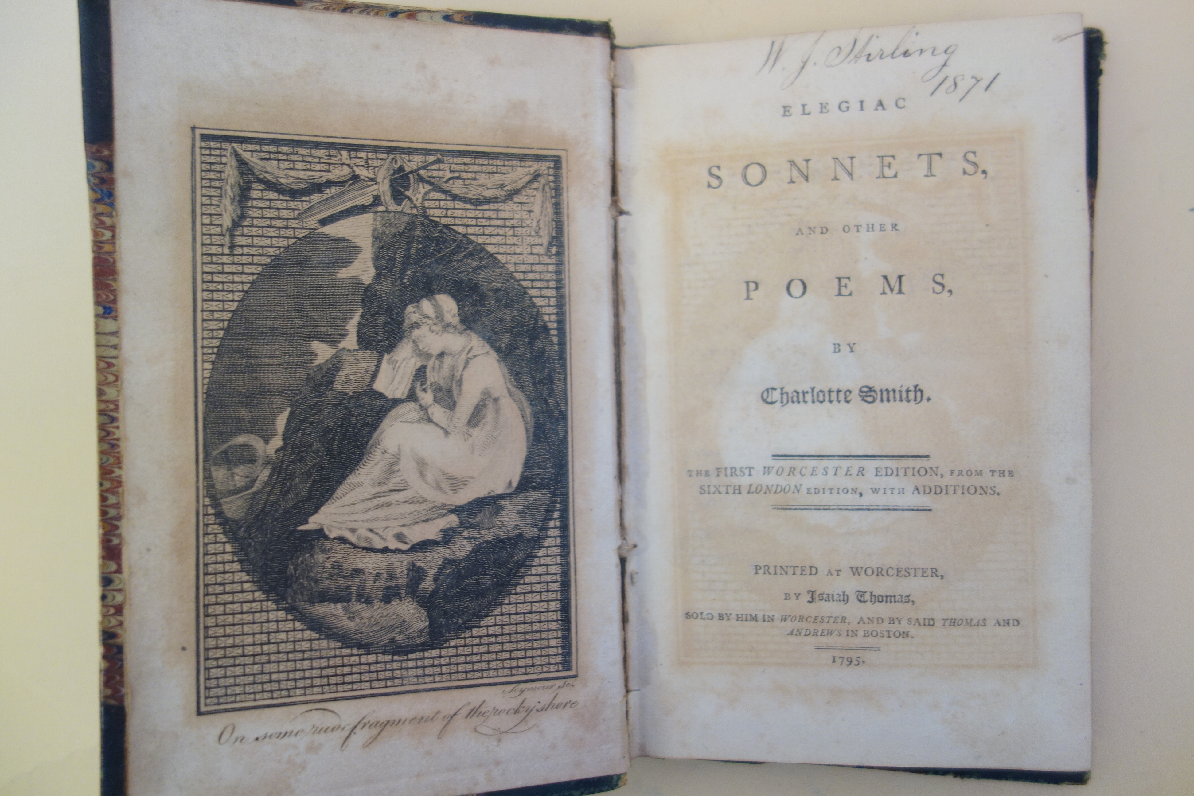 Thomas 1st book printed on wove paper