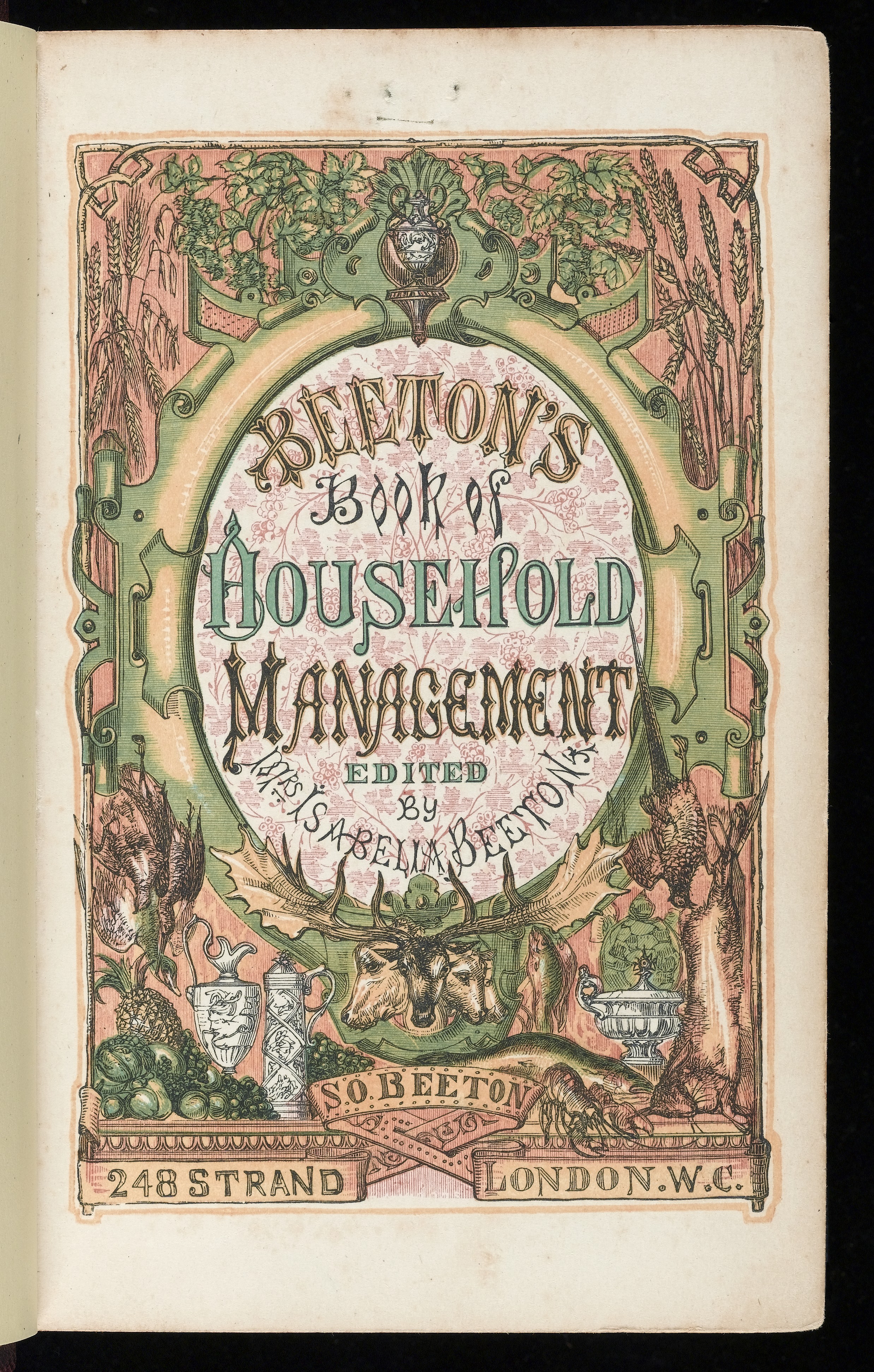 Title page of 'Household Management' Wellcome L0042710
